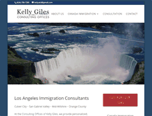 Tablet Screenshot of kgimmigration.com